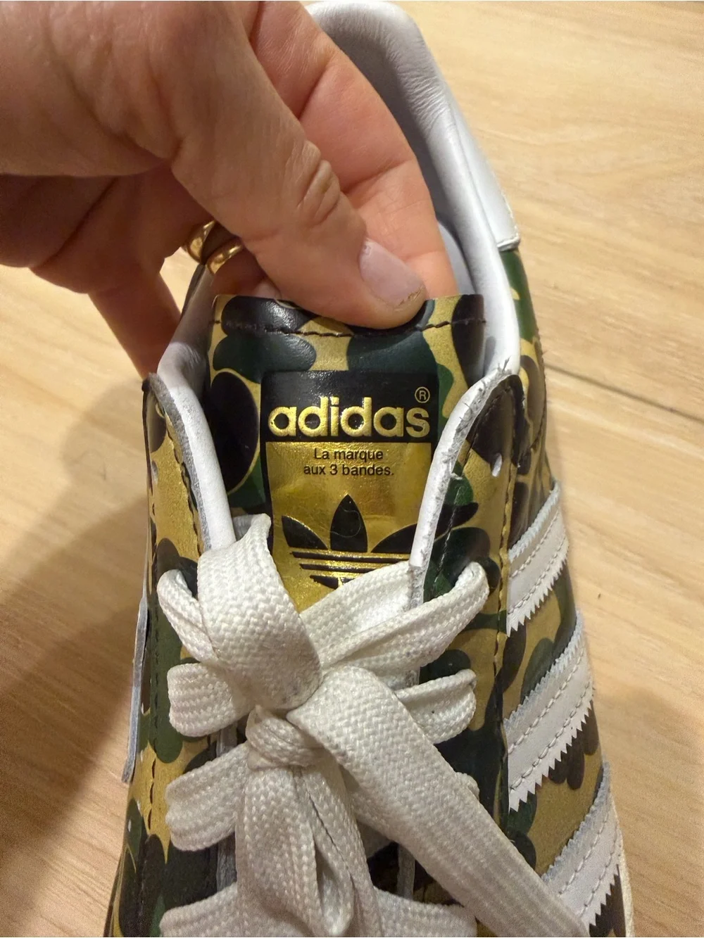 Adidas Superstar BAPE camo sneakers - Picture 9 of 14